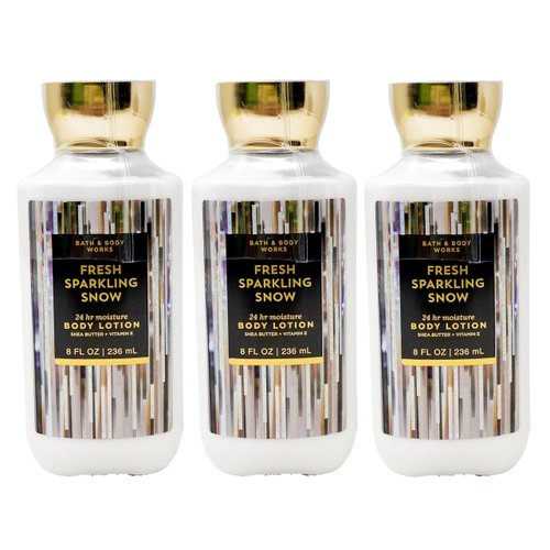 Bath & Body Works Fresh Sparkling Snow - 2 Pack Of Body Lotion