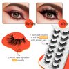 Eyelashes Wispy Faux Mink Lashes Fluffy Eye Lashes 7 Pairs Natural Look 8D Volume 16mm Fake Eyelashes Pack False Eyelashes Natural Look by MOMOLASH