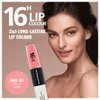 Dermacol NEW 16-Hour Lip Colour, Highly Pigmented Glossy Lip Stain, Two-Phase Lip Plumper Gloss, Kissproof Lip Makeup Products with Matte and Glitter Finish, n.1, Bella Aura