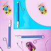 4 Pieces Slide Whistle Kids Instrument Whistle Musical Instrument Slide Whistle Party Favors for Parent Child Games Birthday Educational Party Supplies, Blue