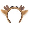 Beviliu Reindeer Antlers Headband, Cute Christmas Reindeer Antlers, Brown Deer Antlers Headband Christmas Birthday Party Decorations Reindeer Ears Cosplay Costume Make-up Washing Headband 1Pack