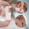 Anzero 16 Pcs Ear Piercing Kit, Disposable Ear Piercing Gun with Cubic Zirconia Stud, at Home Self Ear Piercer Kit (3MM Earrings Stud)