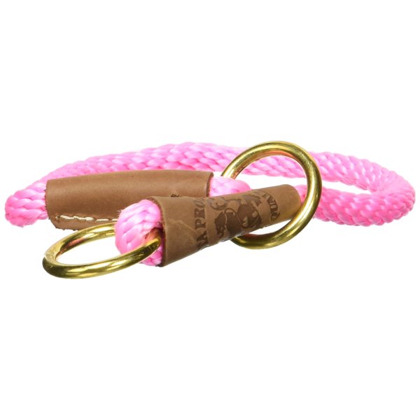 Mendota Pet Command Slip Collar - Dog Training Collar - Made in The USA - Pink - 16 in