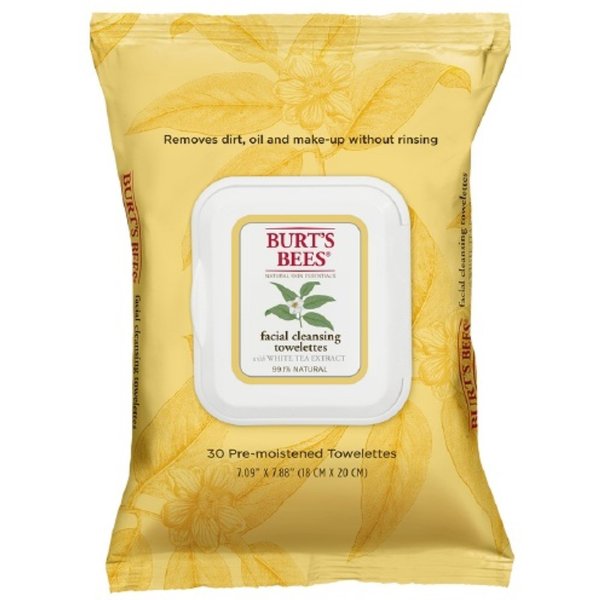 Burts Facial Wipes White Size 30ct Burts Facial Wipes White Tea 30ct