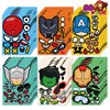 36 Sheets Make-a-Face Superhero Stickers for Kids Teens, Make Your Own Superhero Face Stickers, Party Favors Gift Supplies Art Craft School Classroom Teacher Reward