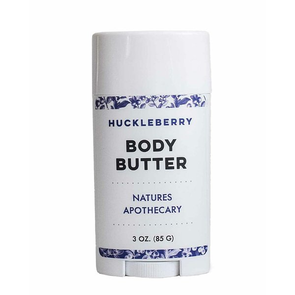 NATURE'S APOTHECARY Huckleberry Organic Body Butter - 24 Hour Intense Hydrating Moisturizer to Nourish and Restore Skin, Hypoallergenic, All-Natural, Plant-Derived, Made in USA by DAYSPA Body Basics
