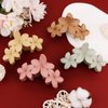 Amariver Flower Hair Clips for Women Matte Flower Claw Clips Non-slip Cute Claw Clips Flower Hair Clip for Thick Thin Hair Strong Hold Hair Claws Hair Accessories for Women Girl