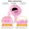 Lash Extensions Supplies,100PCS Glue Rings, Lash Glue Holder for Volume Lashes Fan, Lash Glue Ring Cup for Eyelash Extension Supplies, Supplies Lashes