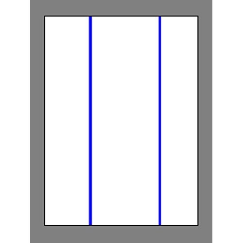 Inkjet Opaque Heat Transfer Paper - Blue Line - 8.5" X 11" 100 Sheets