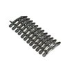 12 Pcs Alligator Hair Clips Styling Sectioning Hair Clips Wide Teeth Hair Clips Professional Hair Salon for Barber Clips for Styling Sectioning (Black)