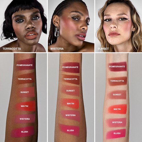 Smashbox Halo Sheer To Stay Cream Cheek + Lip Tint | Sheer-to-Medium Coverage + Matte, 0.34 Fl Oz, Terracotta