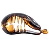 Camila Paris CP2301 2.75 Inch Small Hair Clip for Women Tortoise Shell, Strong Hold Decorative, Durable Styling Girls Hair Accessories. Hair Ponytail For Women with Curly Thick Hair. Made in France