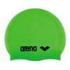Arena Classic Junior Silicone Unisex Swim Cap for Girls and Boys Comfortable Durable Kids’ Pool Bathing Cap, One Size, Acid Lime/Black