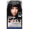 L'Oreal Paris Feria Multi-Faceted Shimmering Permanent Hair Color, High Intensity Hair Dye for 3X Highlights, 10 Jet Black (Blackest Black), 1 Hair Dye Kit