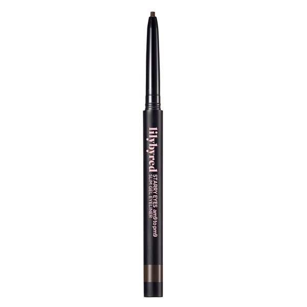lilybyred starry eyes am9 to pm9 slim gel eyeliner| Ultra-Slim 2mm Precision,Long-Lasting All-Day Wear| Easy Glide, No Smudge Formula | K-beauty Elegance(02 Matt Brown)
