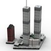 KAROYD Architecture 1/2000 World Trade Center (1973-2001) Building Kit, Micro Archit Series Building Set (982PCS), 20S13PEY6531K310JXK156