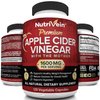 Nutrivein Apple Cider Vinegar Capsules with Mother - 1600mg - 120 Vegan Pills - Supports Healthy Diet, Digestion, Keto, Cleanser - Best Supplement for Immune System - ACV Raw