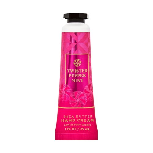 Bath & Body Works Shea Butter Hand Cream 1 OZ (Twisted Peppermint)
