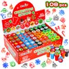 Max Fun 108Pcs Christmas Assorted Stamps for Kids Christmas Party Favors Supplies Christmas Goodies Bags Stuffers Christmas Stocking Stuffers Classroom Game Reward Prizes(Christmas Stamper)
