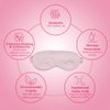 OLESILK Silk Sleep Mask, 100% Mulberry Silk Eye Mask for Sleeping, Double Layer Silk Filling and Elastic Strap, Travel and Nap, Soft Eye Cover Eyeshade with Luxury Bag and Ear Plugs, Pink