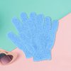 1 Pair Exfoliating Glove,Double Sided Exfoliating Glove,Exfoliating Body Scrub,Body Scrubber Shower Gloves,Bath Exfoliating Glove for Shower,Spa,Massage and Body Scrubs,Dead Skin Cell Remover