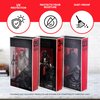 EVORETRO Action Figure Display Case Protector for Hasbro Star Wars Black Series Box 6 inches Figures - 2 Pack - Thick Clear Acrylic Anti-UV, Stackable, Durable, Long Lasting Protective Case