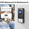 Wireless Doorbell for Home, Waterproof Door Chime Kit Operating at 1300-ft 58 Adjustable Melodies & 5 Volume Levels -PHYSEN Door Bell Wireless with LED Strobe, 2 Push Buttons + 4 Plug in Receivers