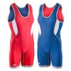 Brute Ventilated Reversible Wrestling Singlet Royal/Scarlet Size XXXL