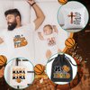 Zhanmai 30 Pcs Basketball Iron on Transfers Vinyl Iron on Decal Retro Ball Sport Iron on Patches Heat Transfers Sublimation Transfers Ready to Press for T Shirts Jacket Bag Hat DIY Sticker