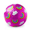Crocodile Creek Kids Soccer Ball, Size 2 for Children 4 Years and up, Ships Inflated, for Indoor/Outdoor Active Play and Beginner Sports, 5.5 inches, Glitter Rainbow