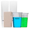 Disposable Epoxy Resin Mixing Cups with Measurements (20-Pack) Pixiss Mixing Cups for Epoxy Resin, Epoxy Mixing Containers, Epoxy Cups For Epoxy Measuring Cups - 20 Resin Mixing Sticks