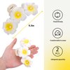 Vodolo Hawaiian Flower Hair Claw Clips for Women,2Pcs Artificial Flower Clips,Plumeria Hibiscus Hairclip for Beach Party,Cute Summers Tropical Flower Bow Hair Accessories for Girls Gifts (Yellow)