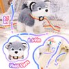 Tagitary Plush Toy Electronic Dog Toys for Kids,Interactive Pet Puppy Walking,Barking and Tail Wagging,Fake Dog Toy with Leash,Easter Christmas Birthday Gift for Toddlers Kids