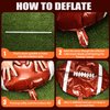Football Balloons Football Party Balloons Football Shaped Aluminum Foil Balloons for Sport Themed Football Themed Birthday Party Decor, 26 Inch(8 Pieces)