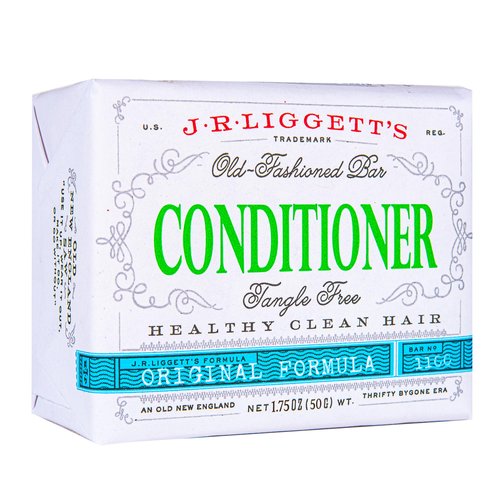 J·R·LIGGETT'S Hair Conditioner Bar - Organic Dry Bar For Natural Curly Hair - Plant Based Ingredients-Zero Waste, Sulfate & Cruelty-Free - Conditioner - 1.75 Ounces
