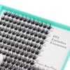 Bodermincer XXXL Tray 204pcs 9 Colors Mixed/Black Mixed Length Lash Clusters Lash Extensions 10+12mm MIX/12-14mm MIX/14+16mm MIX Wispy Lashes (Black 12+14mm MIX)