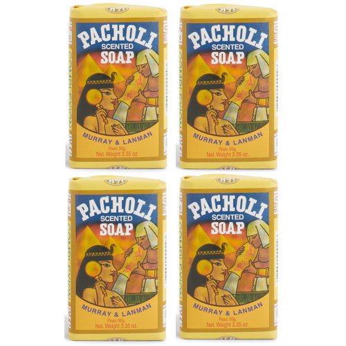 Generic Murray & Lanman Patchouli Soap Bar, Pacholi Soap 3.35 Oz (Pack of 4)