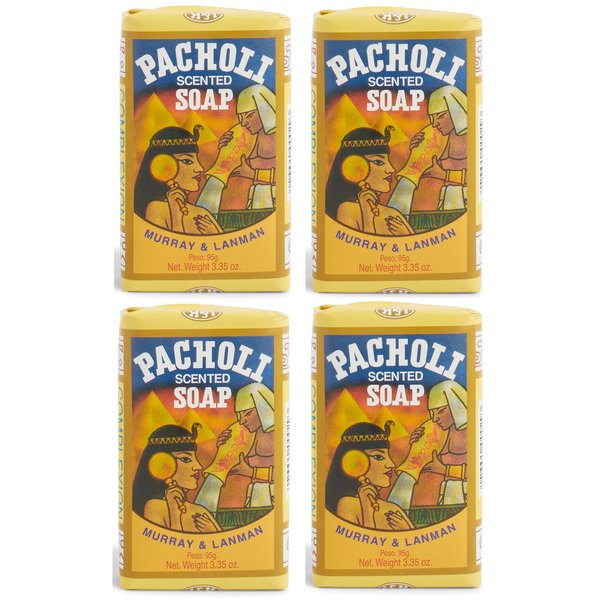 Generic Murray & Lanman Patchouli Soap Bar, Pacholi Soap 3.35 Oz (Pack of 4)