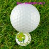 GOLTERS Golf Ball Markers with Hat Clips Value Sets for Men Women Golfer, Removable Attaches Easily to Golf Cap Premium Gifts (Mixed 4 Ball Markers)