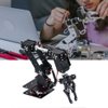 Mechanical Arm, 6DOF Robot Arm, Full Metal Programmable Robot Mechanical Arm Clamp Claw Kit, Desktop Manipulator Robot with Feedback of Servo Parameter, Industrial Robot Parts