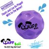 WUFF BALL - The Best Dog Ball Ever! Fun Durable Ultra Bouncy Purple Fetch Dog Toy, Fits Ball Launcher