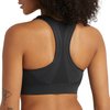 Champion, Infinity Racerback, Moderate Support, Seamless Sports Bra for Women, Black, X-Small