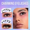 SUMFORMI lash cluster eyelash extensions 280pcs fluffy cluster lashes eyelash cluster individual lashes cluster eyelashes cat eye cluster lashes natural D curl 8-16MM for Beginner 60D+80D