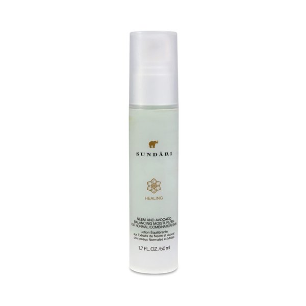 SUNDARI Neem and Avocado Balancing Moisturizer – 1.7 Fl Oz, Hydrating Face Cream with Neem, Smoother Texture, Healthier Skin, All Natural Botanicals