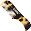 Kent 81T TY Pocket Comb and Beard Comb for Mustache and Beard, Travel Kit Beard Comb for Beard Car, Fine Tooth Comb, Mustache Comb, Kent Comb for Mustache Kit, Beard Grooming Styling Comb