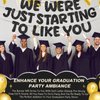 Fulmoon We Were Just Starting To Like You Banner, Going Away Party Decorations Retirement Banner Farewell Party Decorations Goodbye Party Decorations Moving Party Supplies and Gifts (Black)