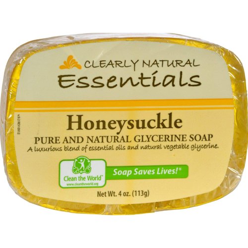 Clearly Natural Glycerine Bar Soap Honeysuckle - 4 oz