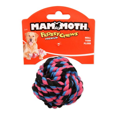 Mammoth Pet Products 43720085: Monkey Fist Ball Dog Toy, Mini