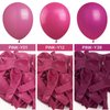 PartyWoo Hot Pink Balloons 152 pcs Magenta Balloons Dark Pink Balloons Different Sizes Pack of 18 12 10 5 Inch Balloon Arch Kit Balloon Garland for Valentine's Day Princess Party Decorations Pink-Y12
