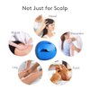 Breo Portable Mini Scalp Massager, IPX7 Waterproof Wireless Massager Octopus Head, for Scalp Stress Relief (Blue - Magnetic)